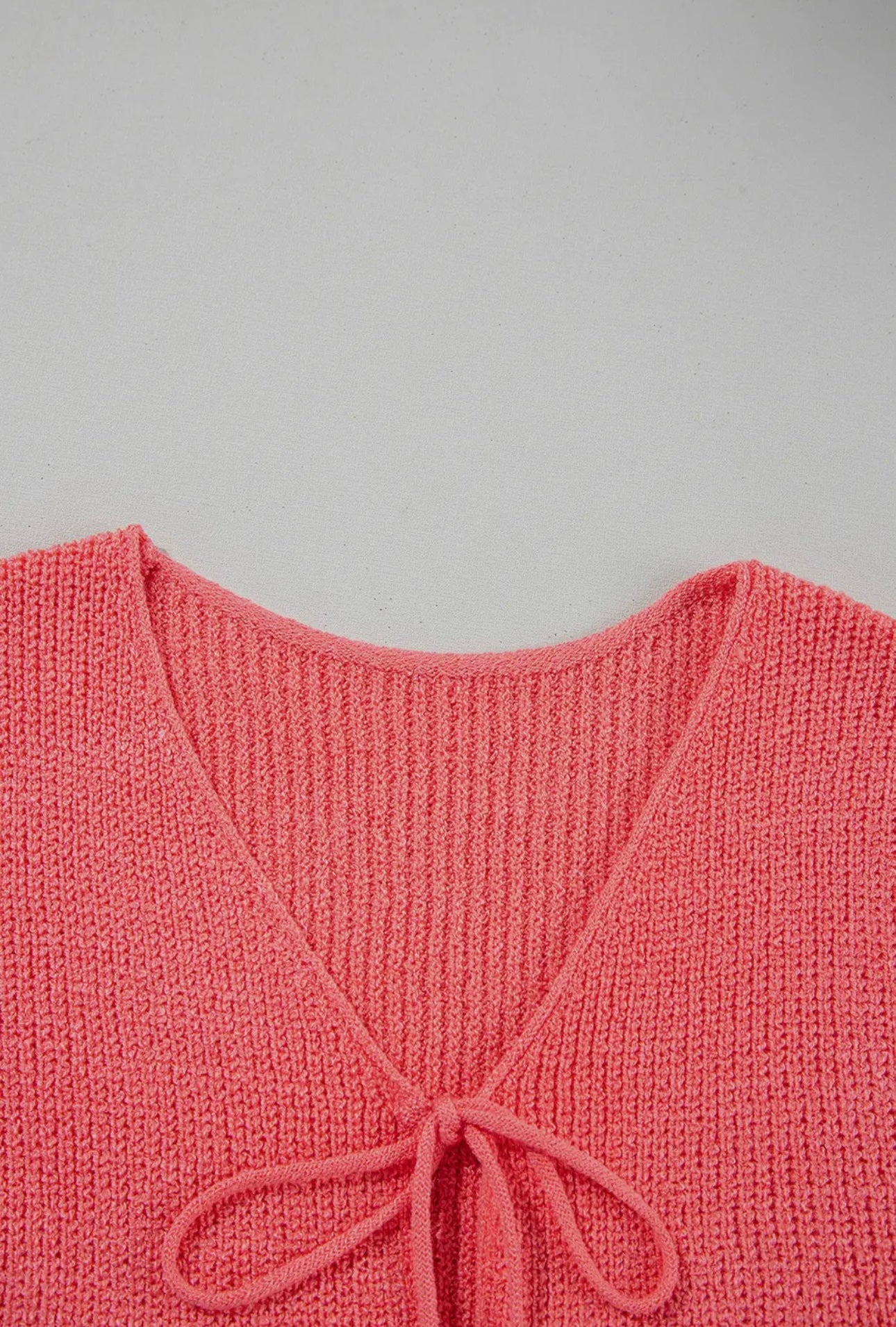 Grace Knit Lace V-Neck Vest