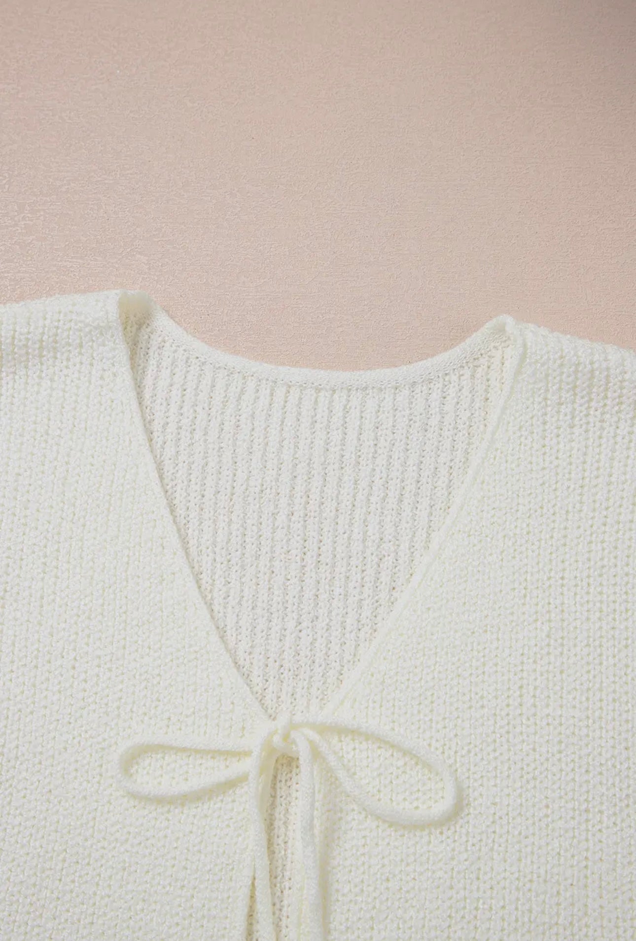 Grace Knit Lace V-Neck Vest