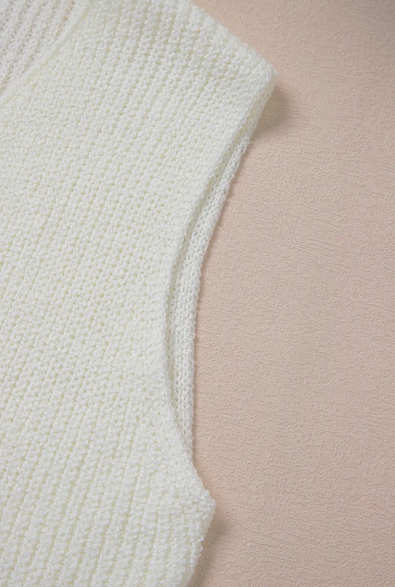 Grace Knit Lace V-Neck Vest