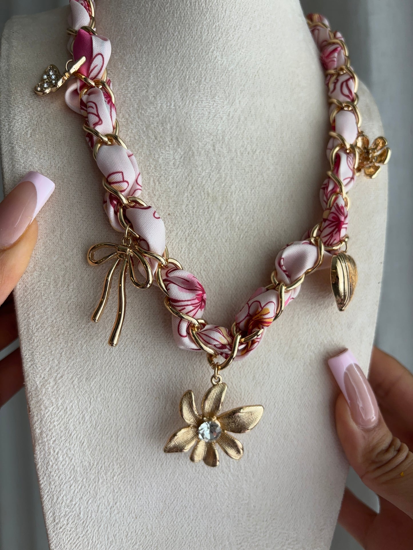 Bandana Charm Necklace