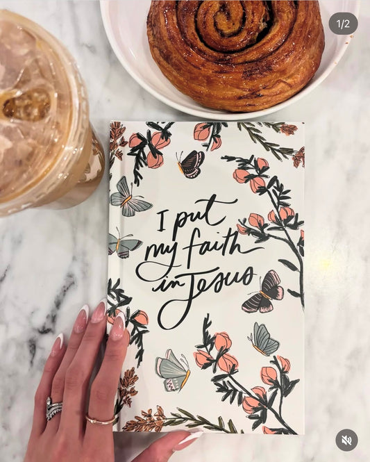 I put my faith in Jesus journal