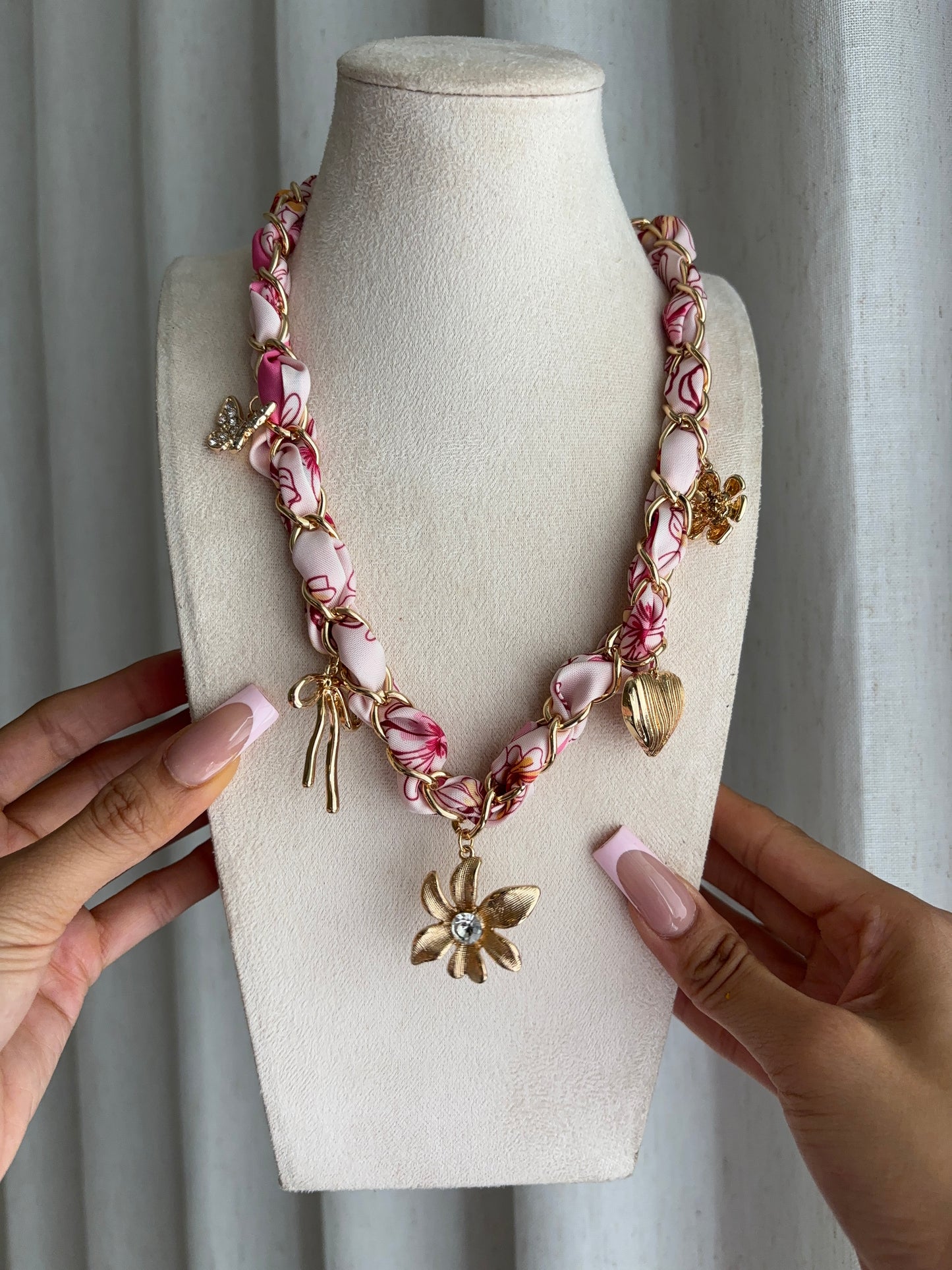 Bandana Charm Necklace