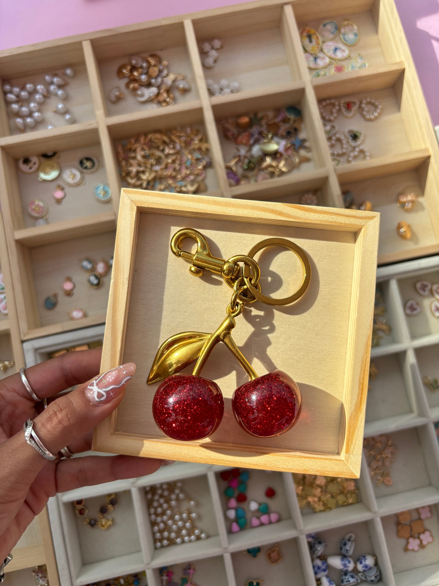Cherry Keychain